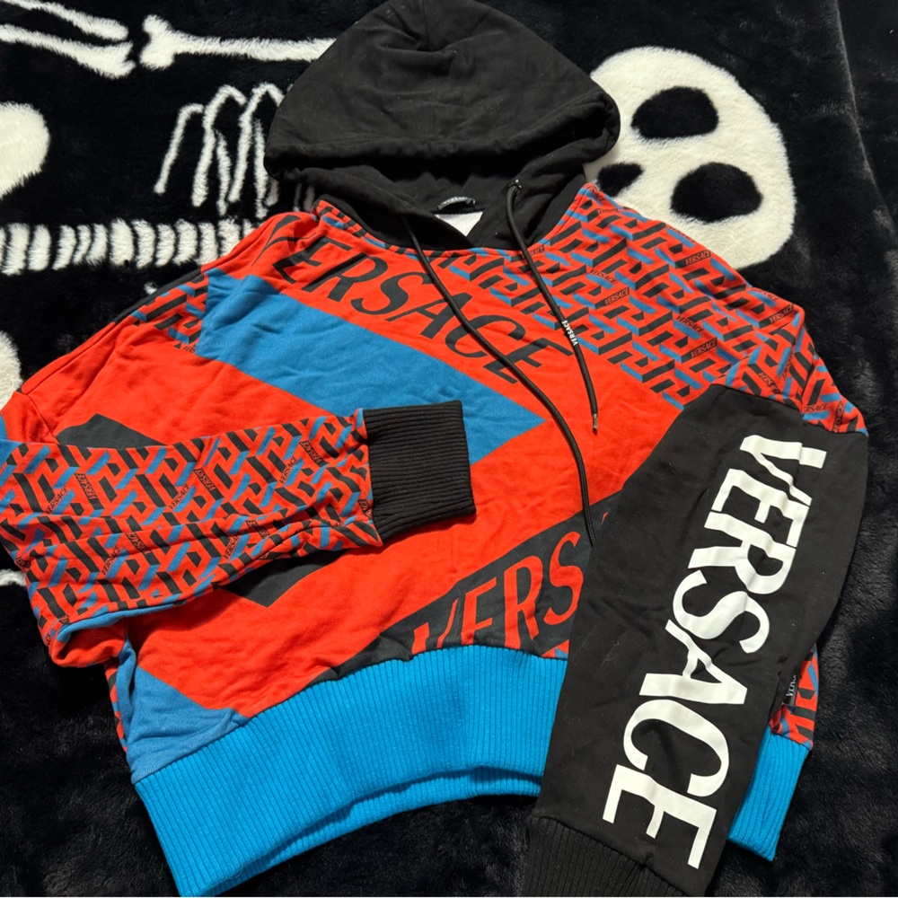 Unisex Versace Hooded Sweatshirt